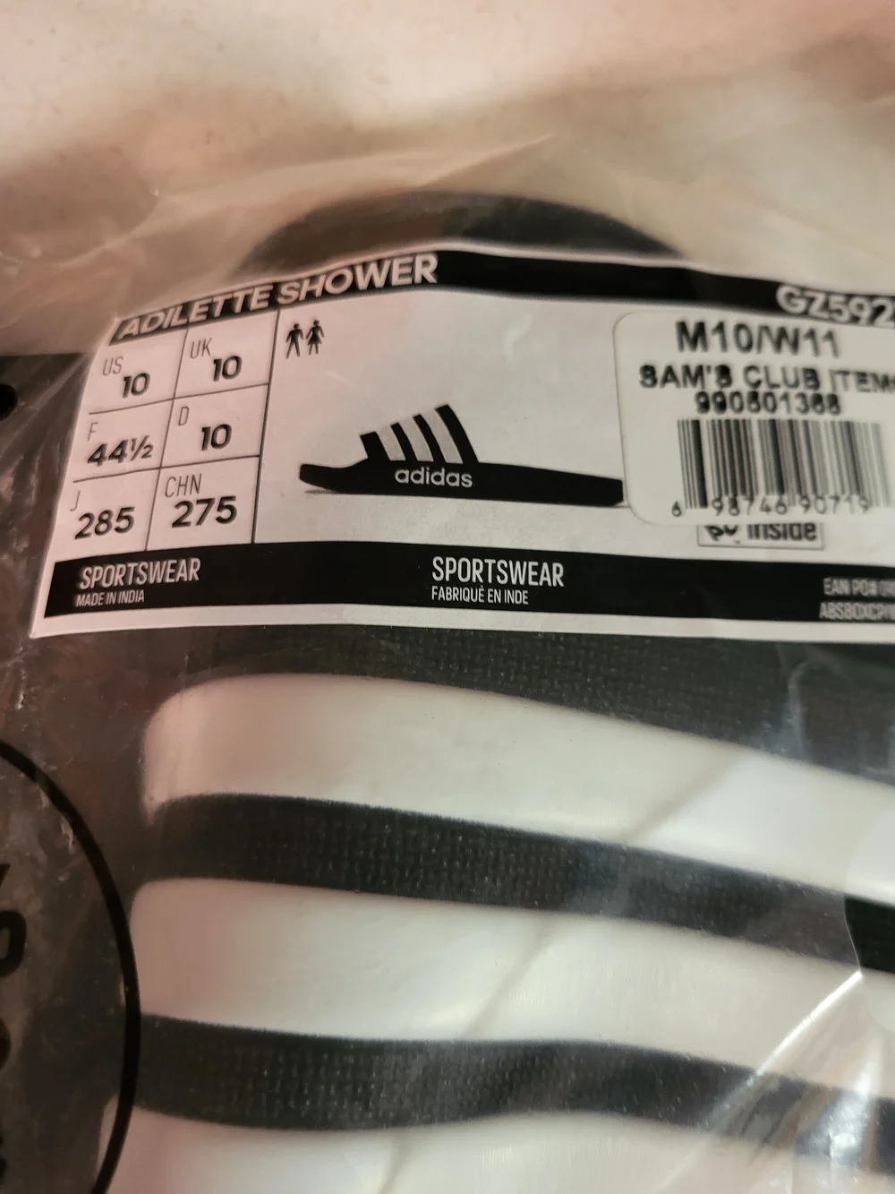 adidas adilette black